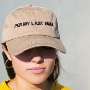 Isalis Per My last email cap/hat